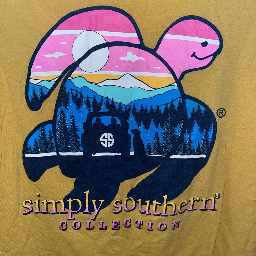 Simply Southern turtle long sleeve shirt - Picture 6 of 9